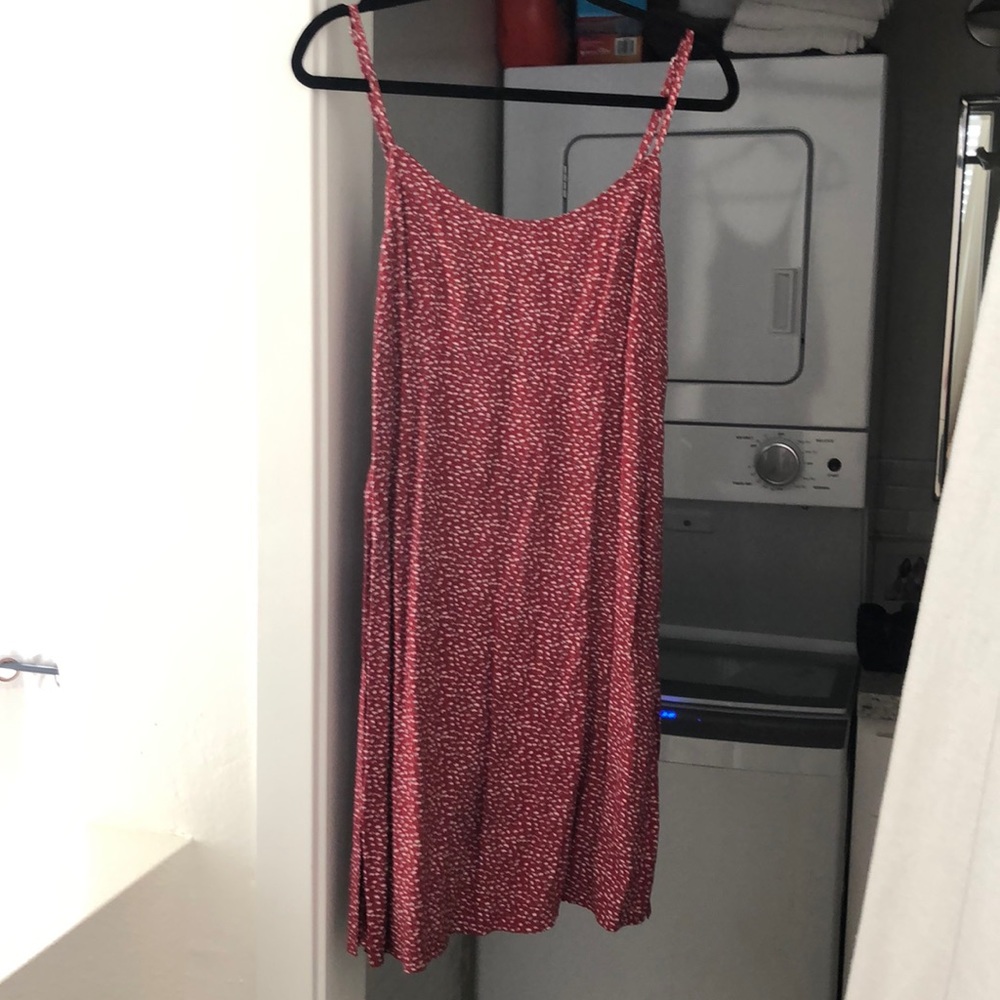 Worn once red and white brandy Melville dress